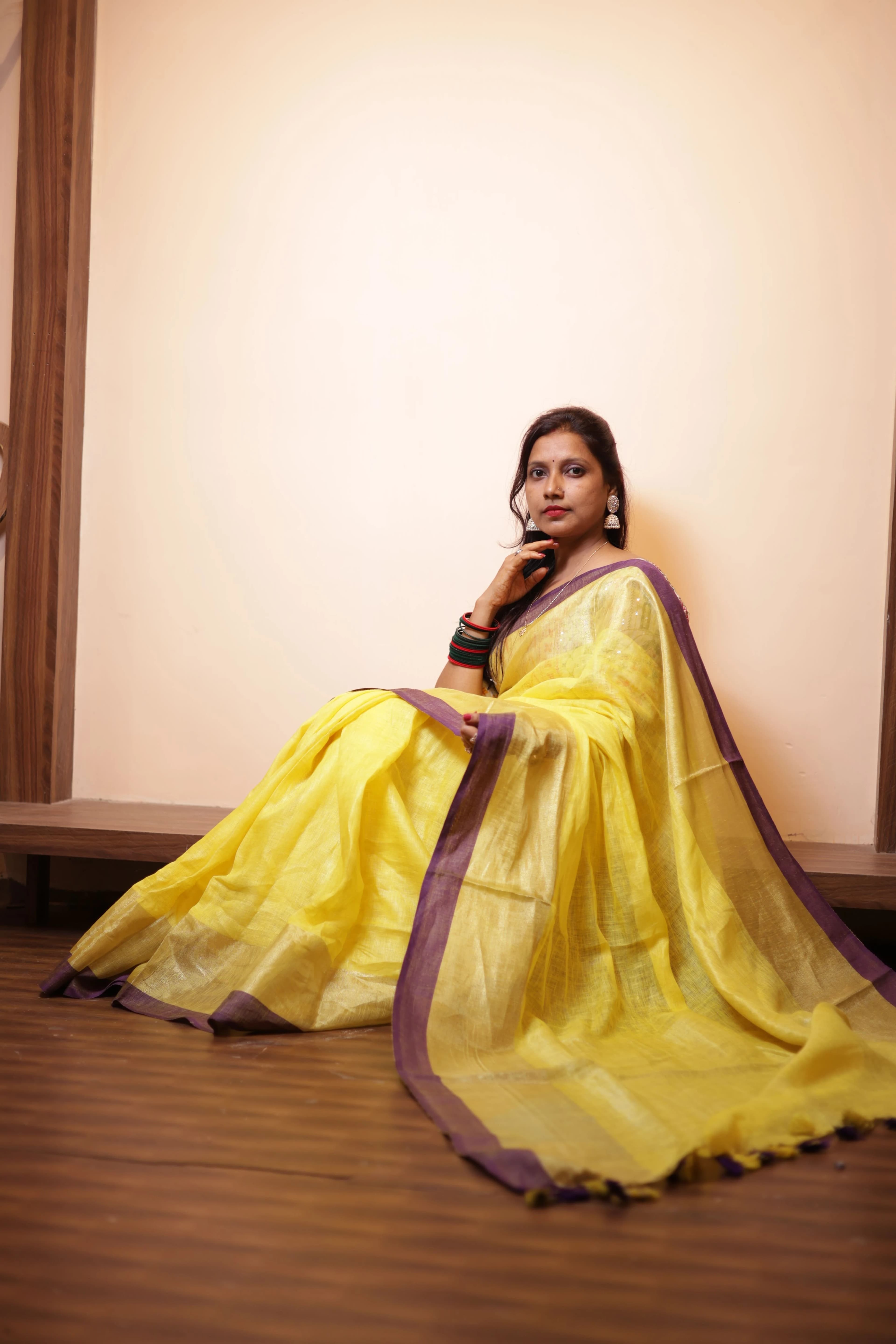 Traditional handloom sarees and fabrics